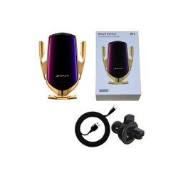SMART SENSOR CAR WIRELESS CHARGER R1 GOLD SMART SENSOR CAR WIRELESS CHARGER R1 GOLD